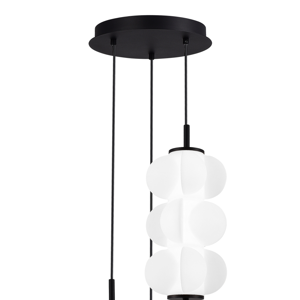SL6121.403.03 Светильник подвесной ST-Luce Черный/Белый LED 3*8W 3000K TALISMAN