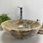 Раковина из оникса Bowl Grey Medium TinLip BO-61037 45*45*17