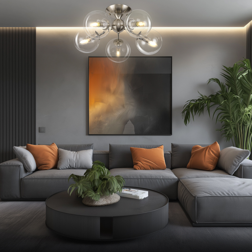 Citilux Томми CL102151 Люстра потолочная Матовый Хром