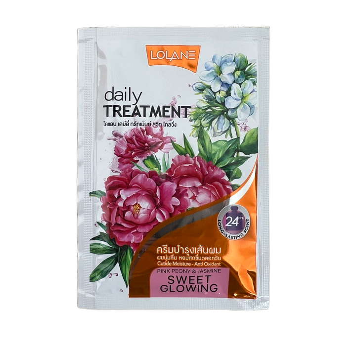 Маска для волос Lolane Daily Treatment Sweet Glowing Pink Peony & Jasmine Розовый пион и жасмин 20 мл