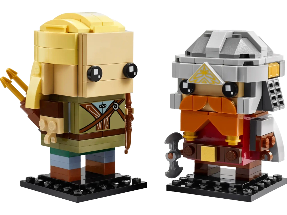 Конструктор LEGO BrickHeadz 40751 Властелин колец: Леголас и Гимли
