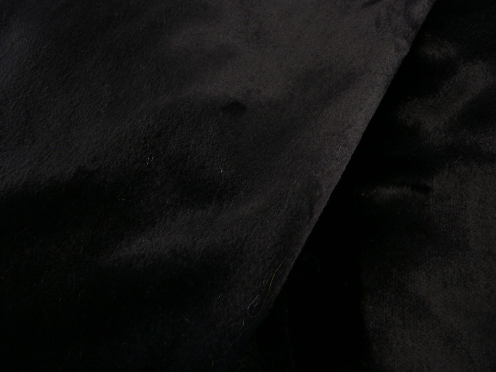 Ткань Мех иск. "Котик" черный арт. 122124
