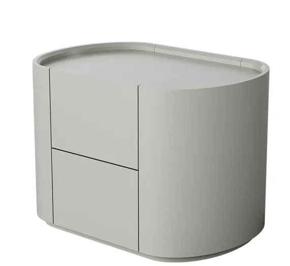 Тумба прикроватная Lagom 2 ящика ширина 60 см (серо-бежевый)