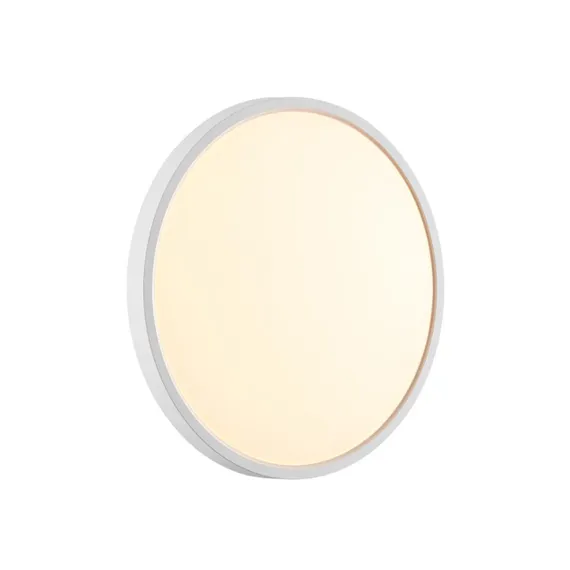 7659/24L MITRA LED SN 089 Светильник пластик/белый LED 24Вт 3000/4000K D300 IP40 ALFA WHITE