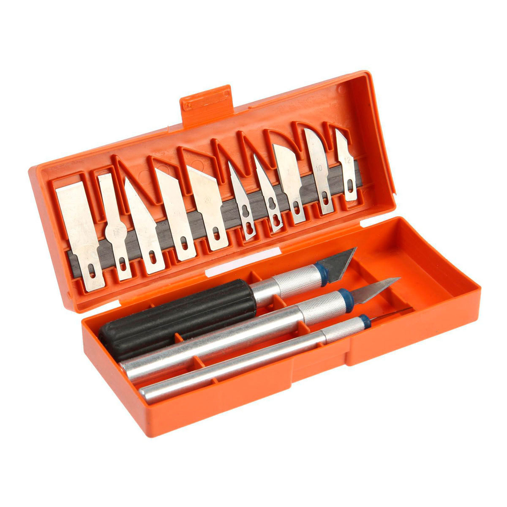 Набор ножей Hobbi, для резьбы по дереву, 13 лезвий