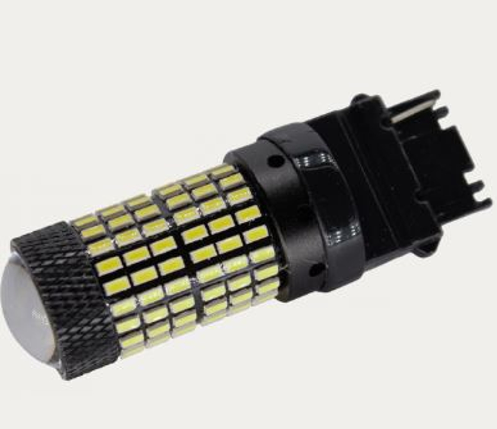 Светодиод 12-24V T3156 (P27W)  71SMD 3014 WHITE 9.5w (1конт безцок) (шт) X0071-3156