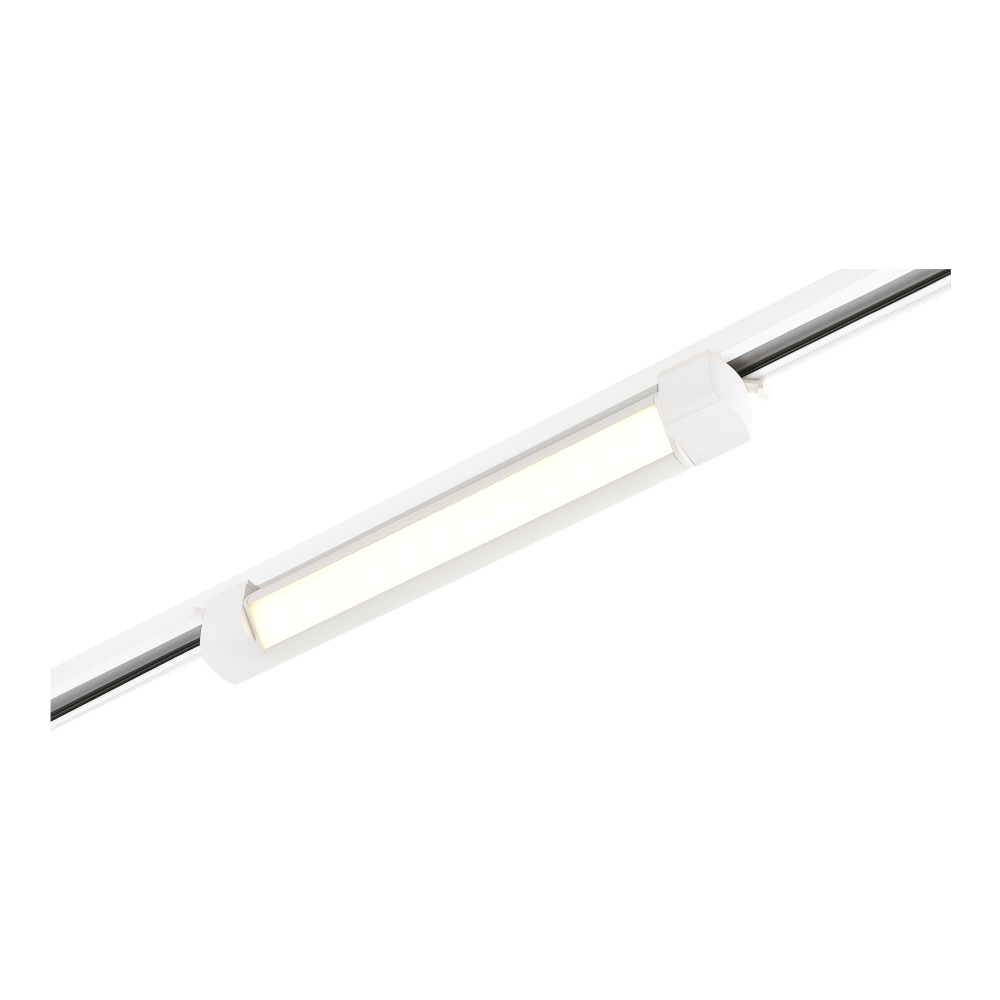 ST368.536.10 Св-к трек. Белый LED 1*10W 3000K 725Lm Ra90 120 IP20 L387xW49xH54 170-240VV