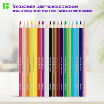 Карандаши цветные Berlingo "SuperSoft. Замки", 18цв., заточен., картон, европодвес SS00118
