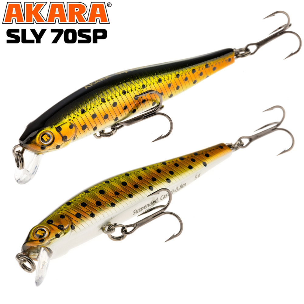 Воблер Akara Sly 70SP 5 гр. (3/17 oz 2,8 in) A75