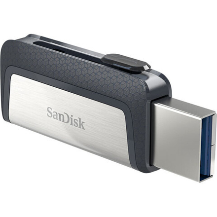 Флеш-накопитель SanDisk Ultra Dual Drive USB 3.1 Gen1 Type-C/USB-A 64GB, R 150 МБ/с