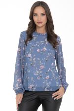 Блуза Волшебный шифон (блу) Diolche