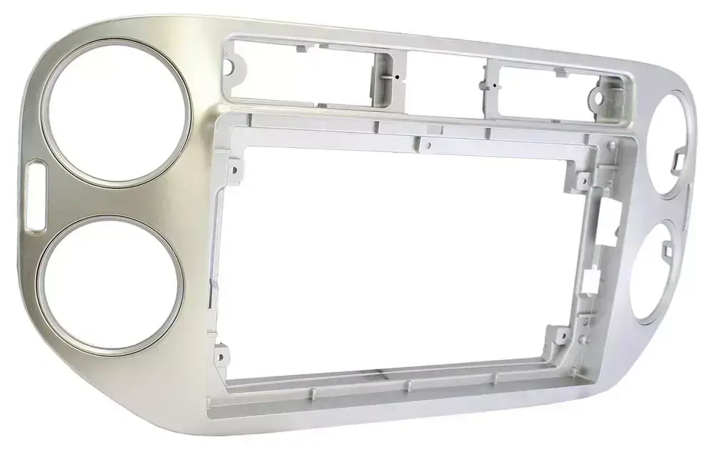 Магнитола для Volkswagen Tiguan 1 2007-2016, Golf Plus (любая кнопка, рамка серебро 9) - Teyes CC4-PRO монитор 13" 2K QLED на Android 13, Snapdragon 778G, 8+128, AI, CarPlay, DSP, 4G SIM-слот