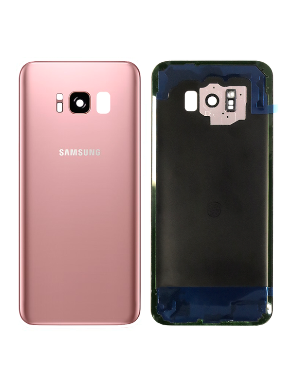 Задняя крышка для Samsung Galaxy S8 Plus G955F Розовое золото (Pink Gold) со стеклом камеры