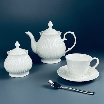 Lenardi 305-316 Чайный сервиз 16пр. САВАННА в под.уп.(х3)Фарфор