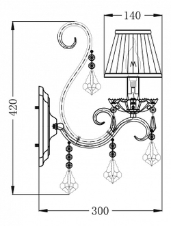 Бра Maytoni ARM288-01-G