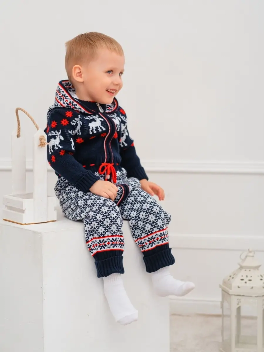 Комбинезон вязаный