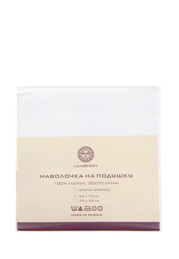 Наволочка 70x70см Luxberry Daily Bedding белая