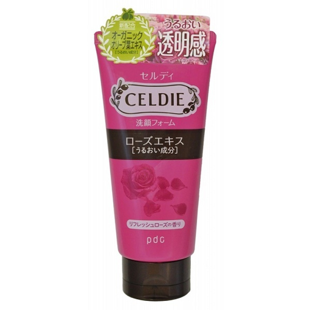Пенка для умывания против акне с экстрактом розы Meishoku PDC Celdie Bihada Washing Foam Rose 120г