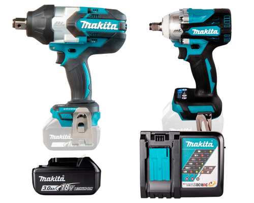 Аккумуляторные гайковёрты с комплектом питания Makita DTW1001Z-DTW300Z-191A25-2