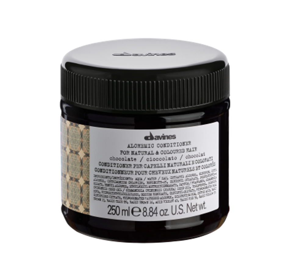 Кондиционер оттеночный для осветленных и натуральных волос Davines Alchemic Conditioner - Chocolate 250 мл