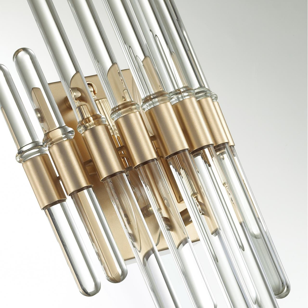 4988/2W HALL ODL22 641 золотой/стекло Бра E14 2*40W STIKA