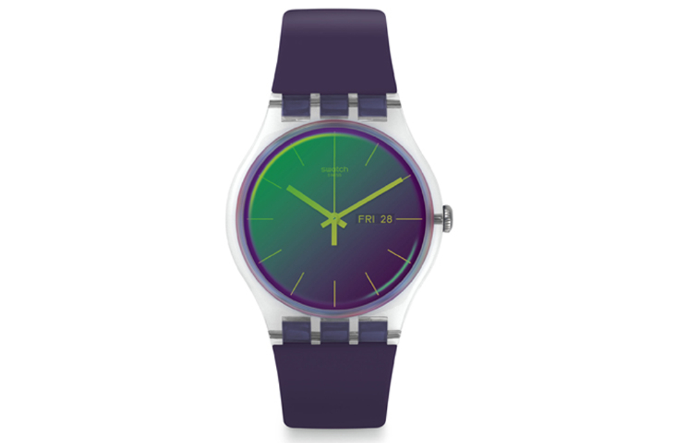 SWATCH Unisex 41mm Green Watch SUOK712
