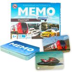 Игра настольная Мемо Транспорт, от 6 лет, 52 карточки, Русский стиль, 04751