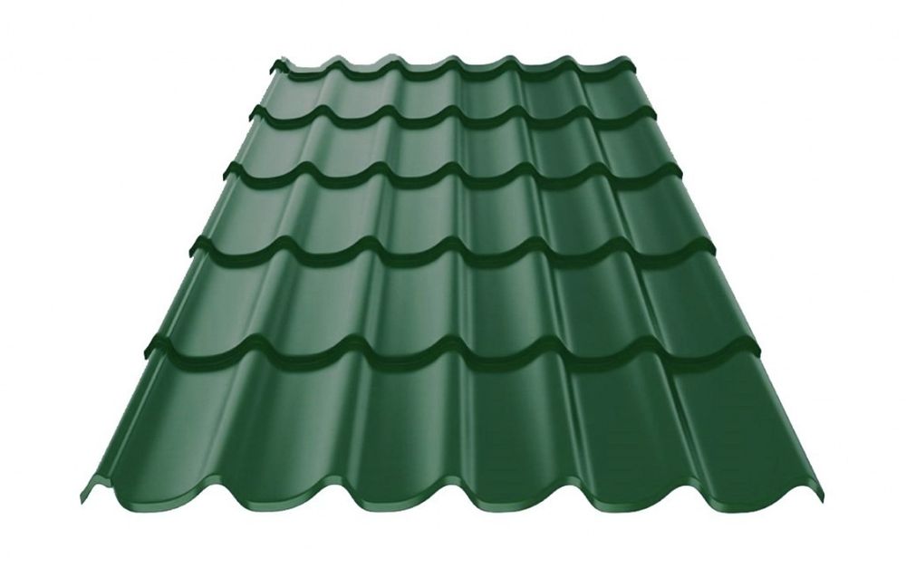 ПОД ЗАКАЗ Металлочерепица, пр-во Россия RAL 6005