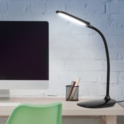 Настольный светильник ЭРА NLED-453-9W-BK светодиодный черный | Светодиодные настольные лампы