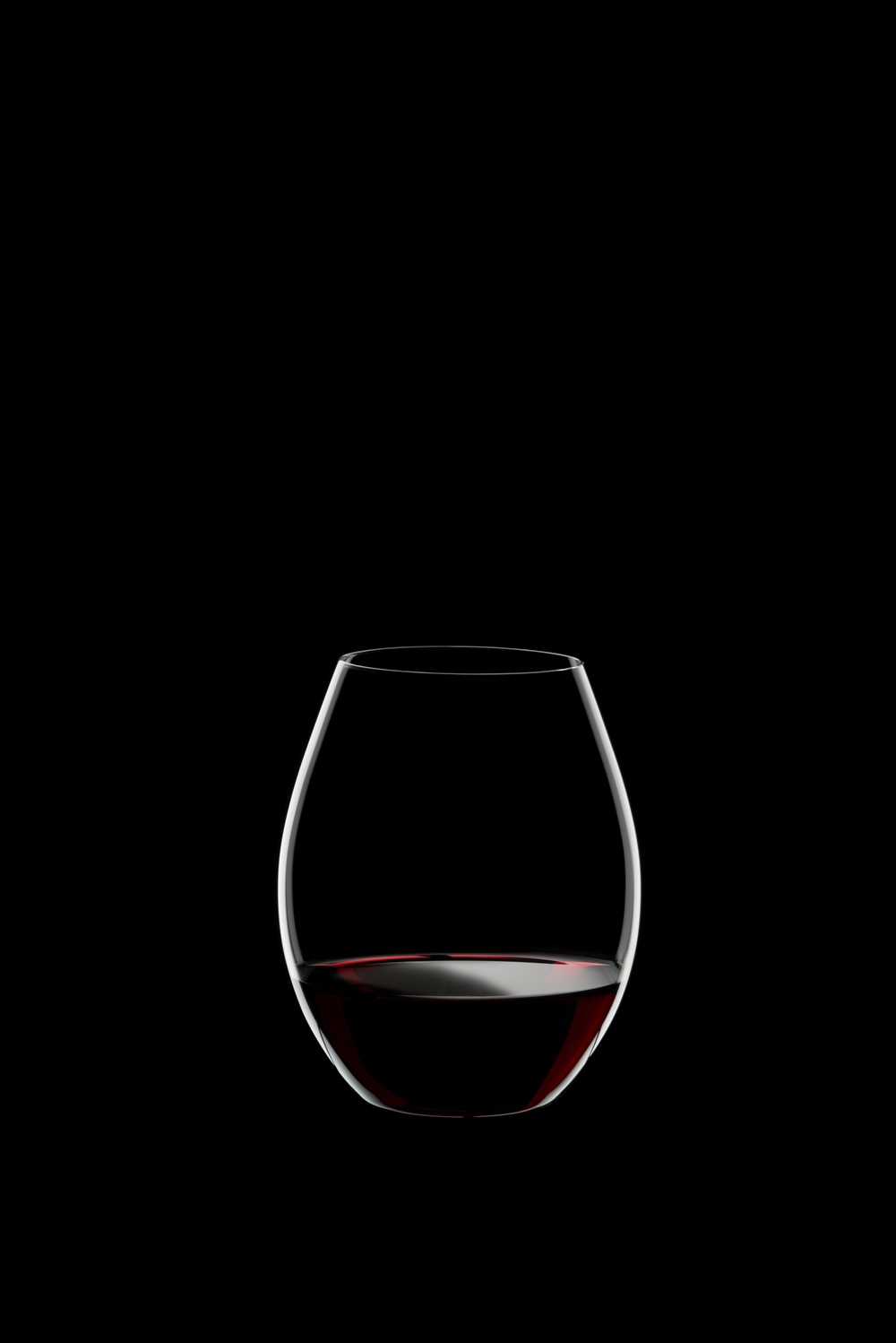 Набор бокалов для красного вина 2 шт 570 мл Riedel The Big O Wine Tumbler Syrah Австрия черный фон