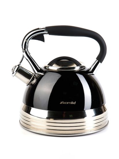 Чайник 2,7 л. из нержавеющей стали со свистком Kamille KM-0696