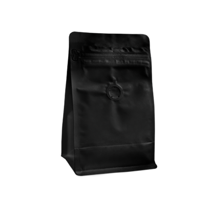 Квадропак 1 кг. Черный. 140 мкр. 14х32.5+9,5 см