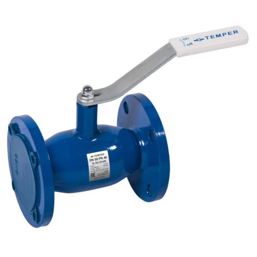 Кран шаровый TEMPER DN80 PN16 с/проходной фланцевый, 28320080