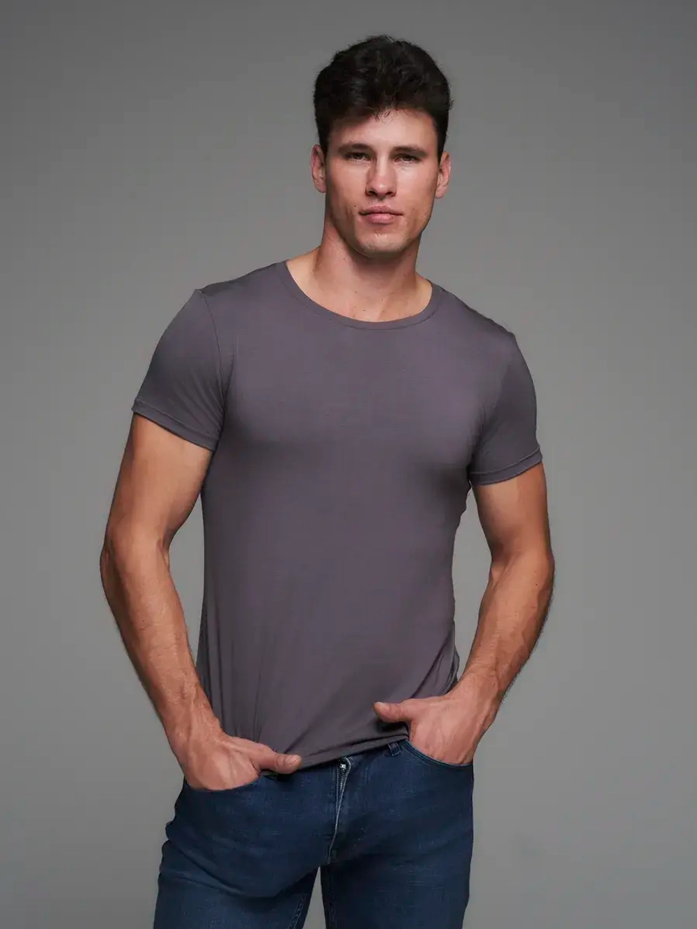 Футболка спортивная однотонная