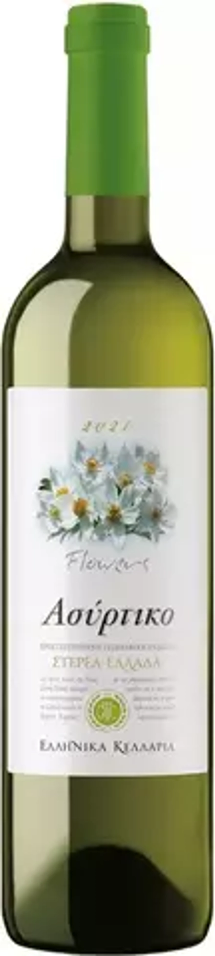 Вино Greek Wine Cellars Flowers  Assyrtiko Central Greece PGI, 0,75 л.