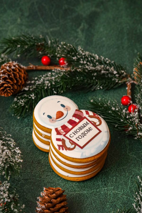 Пряник 8 или Снеговик