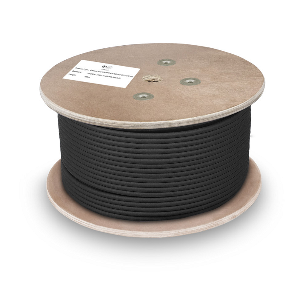 Кабель витая пара U/UTP 5e кат. 4 пары Cabcoil CC-U/UTP4-C5-SOLID-OUT-CU-PE