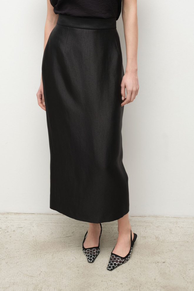 Юбка карандаш сияющая