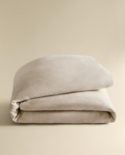 Пододеяльник Zara Home хлопок, лён 100%, однотонный, 6181/088