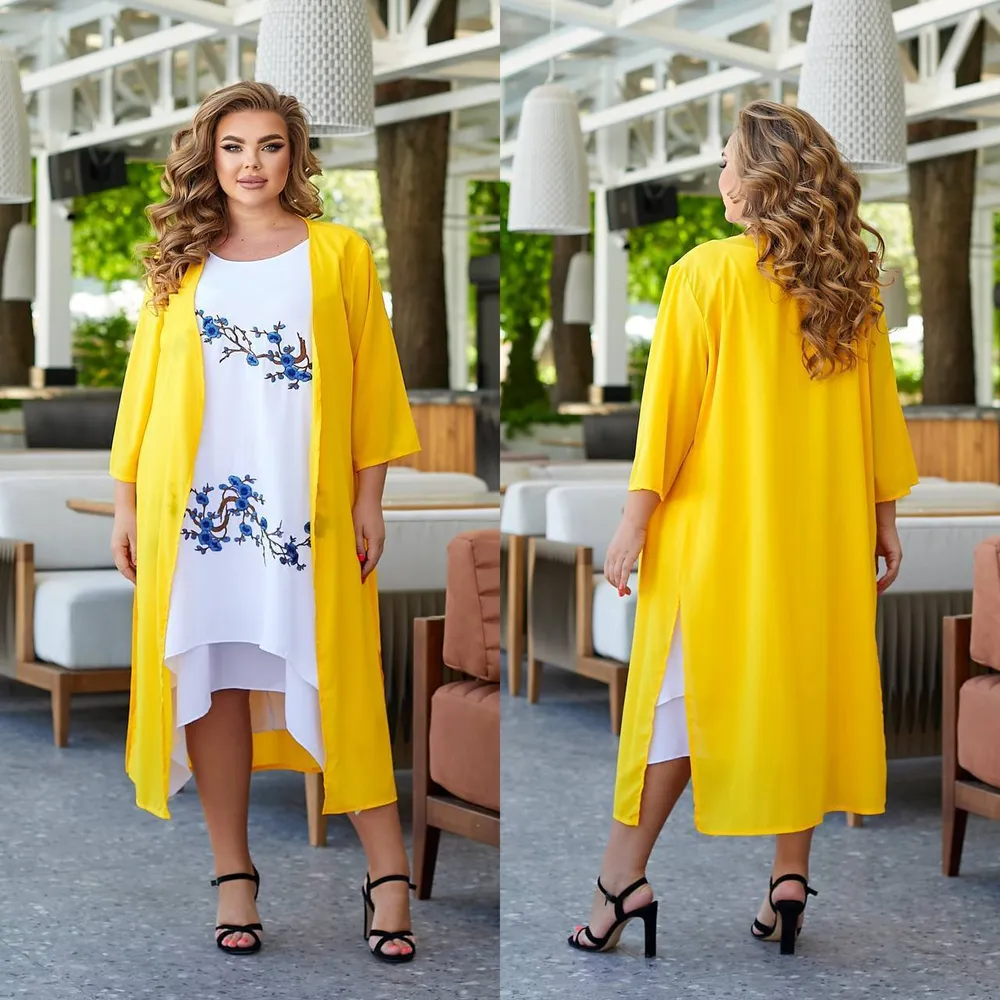 Платье с кардиганом УК-1167-2 Fabrika