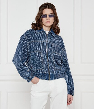 Джинсовая куртка Liu Jo - голубой(UA5166 DS069)