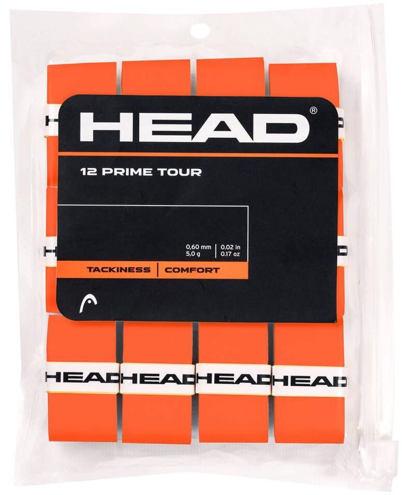 Теннисные намотки Head Prime Tour 12P - Оранжевый