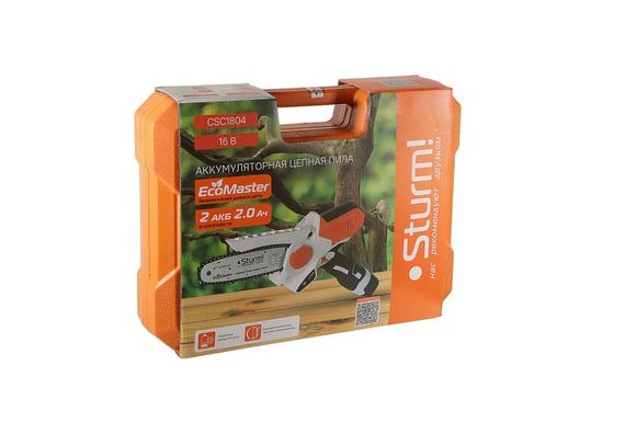 Аккумуляторная пила Sturm CSC1804 (с АКБ и ЗУ, в кейсе)