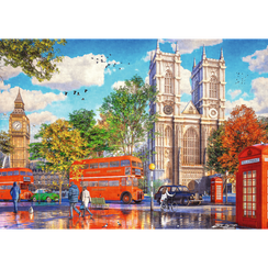 Puzzle Premium Plus Quality 1000 el. Tea Time: View of London
