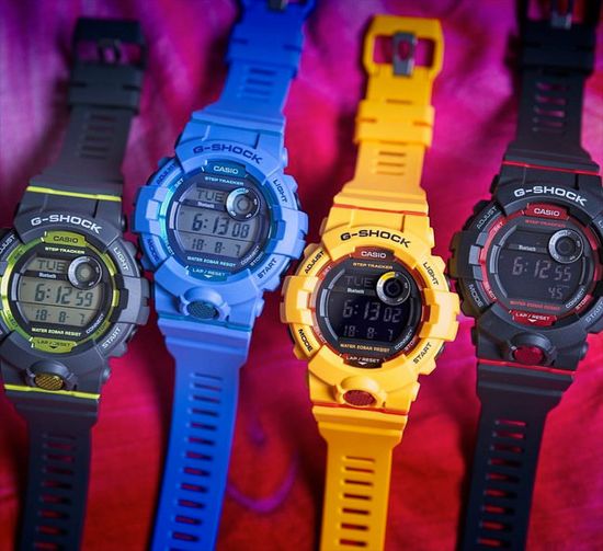 Наручные часы Casio G-SHOCK GBD-800-4ER с шагомером