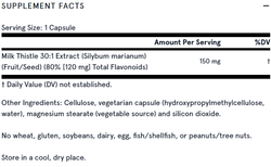 Milk Thistle 150mg капсулы Jarrow Formulas