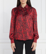 Сатиновая рубашка Liu Jo - бордовый(MF3331 T5958)