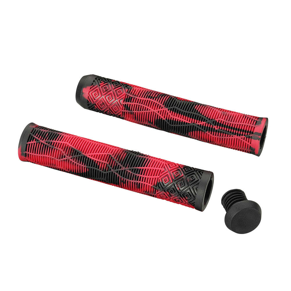 Грипсы FOX PRO L-160, красно-черные