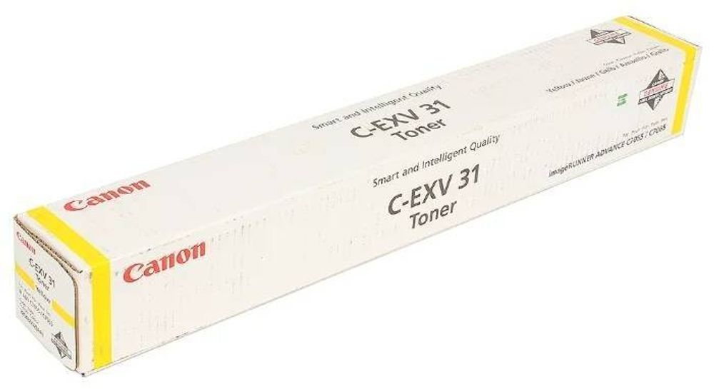 Тонер-картридж CANON C-EXV31 Y (2804B002) для iR C7055/C7065/C7260 желтый