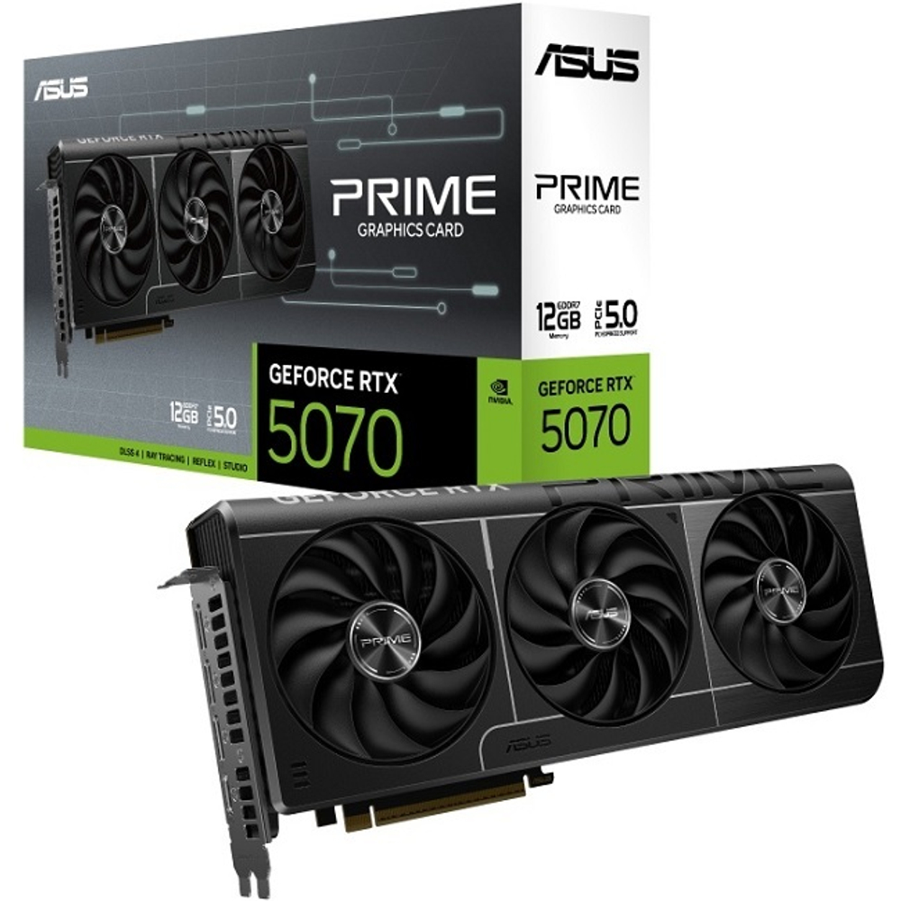 Видеокарта ASUS GeForce RTX 5070 PRIME 12GB (PRIME-RTX5070-12G), (90YV0M11-M0NA00)